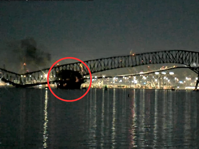 Famed Francis Scott Key Bridge In US' Baltimore Collapses After Ship Collision - News18